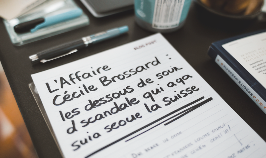 Cécile Brossard : le scandale qui a choqué la Suisse