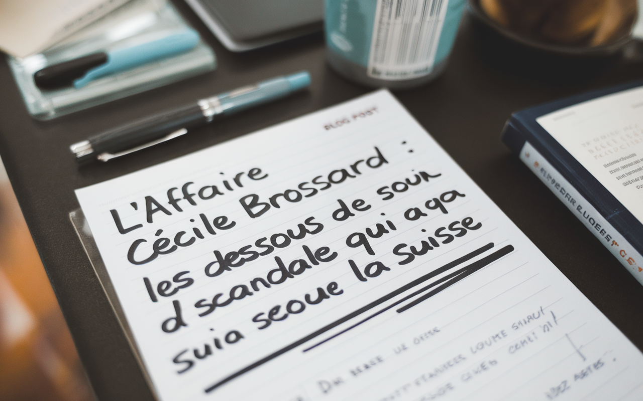 L'affaire Cécile Brossard : les dessous d'un scandale qui a secoué la Suisse