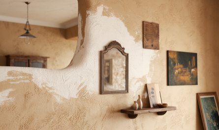 Le mur crépi intérieur : injectez du caractère à votre déco !