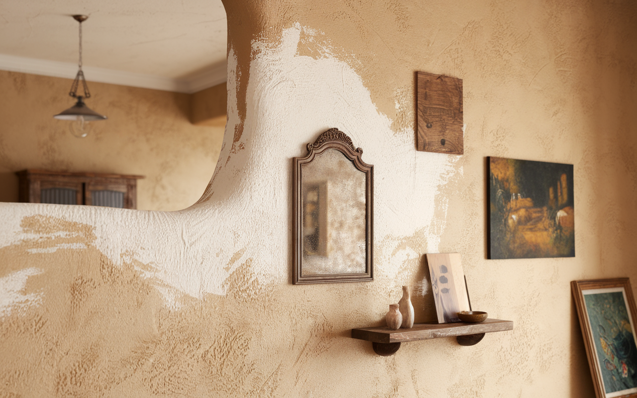 Le mur crépi intérieur : injectez du caractère à votre déco !