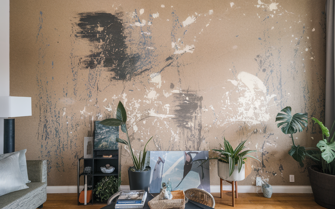Des paillettes à la peinture : la tendance déco 2026 qui fait briller vos murs !