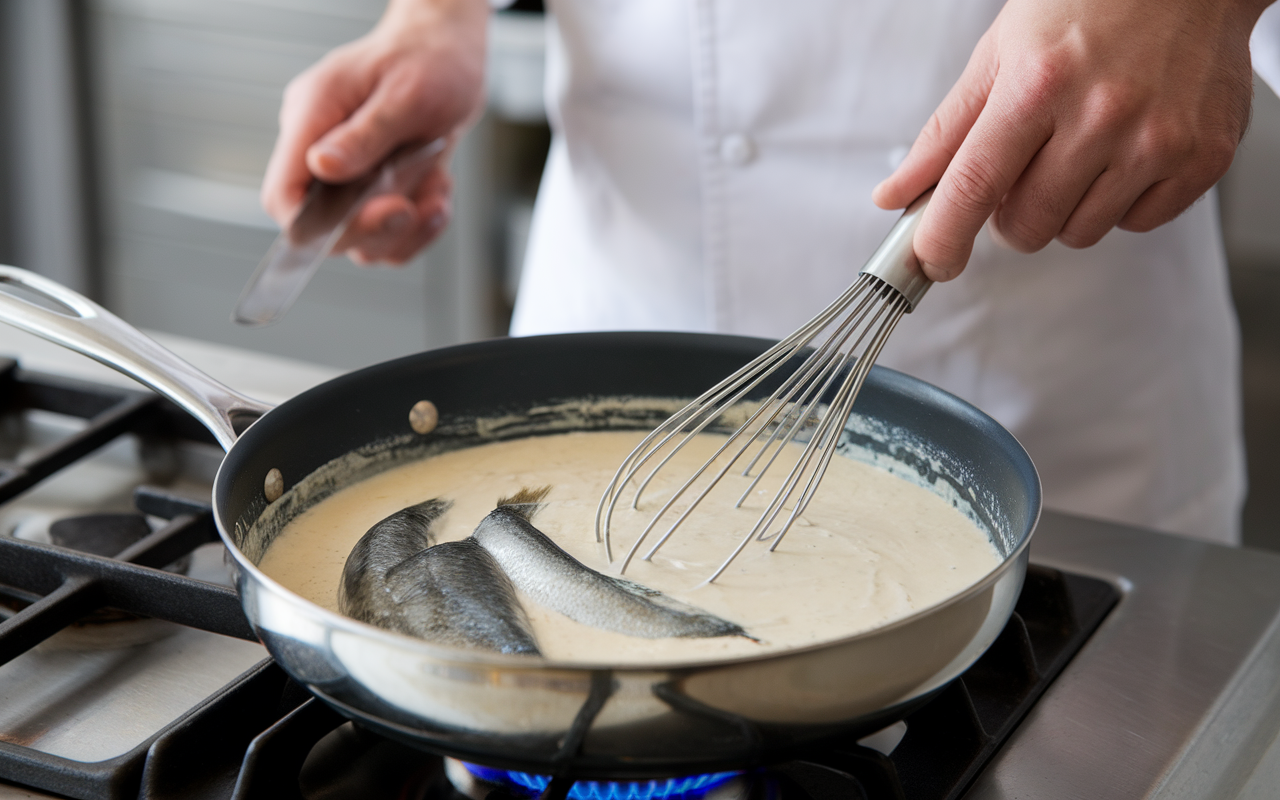 Les secrets d'une sauce poisson sans crème à tomber !