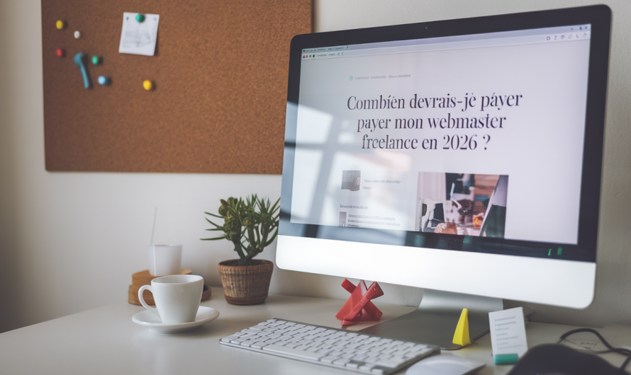 Combien devrais-je payer mon webmaster freelance en 2026 ?