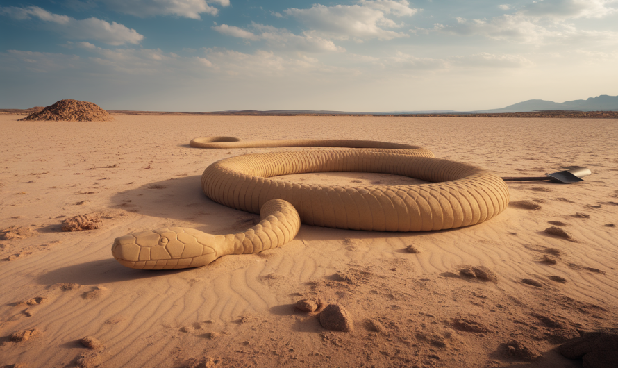 Un serpent des sables sème la panique en 2026 dans le désert