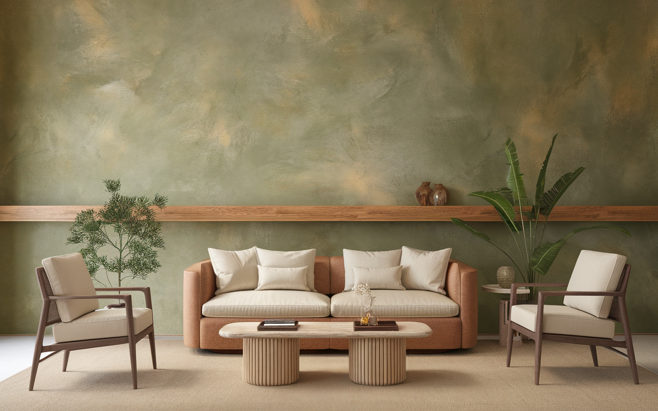 Adoptez le charme du tadelakt vert pour transformer votre intérieur